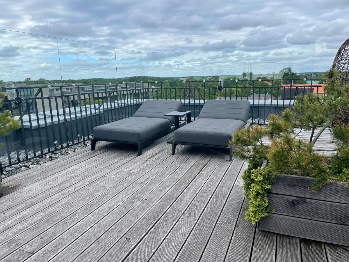 דירות Sea View Penthouse Terrace Palanga Old Town מראה חיצוני תמונה